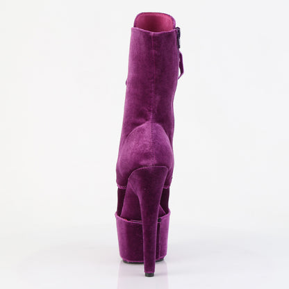 【PLEASER】ADORE-1045VEL シューズ Purple Velvet/Purple Velvet【取寄】