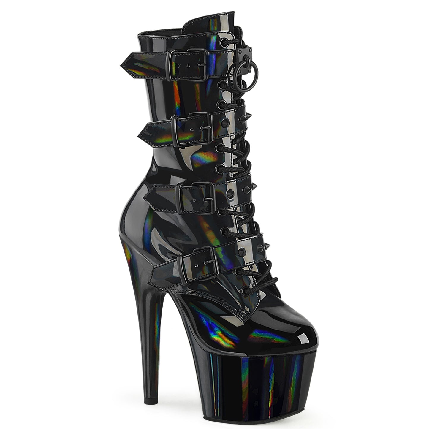 【PLEASER】ADORE-1046 シューズ Blk Holo Pat/Matching【取寄】