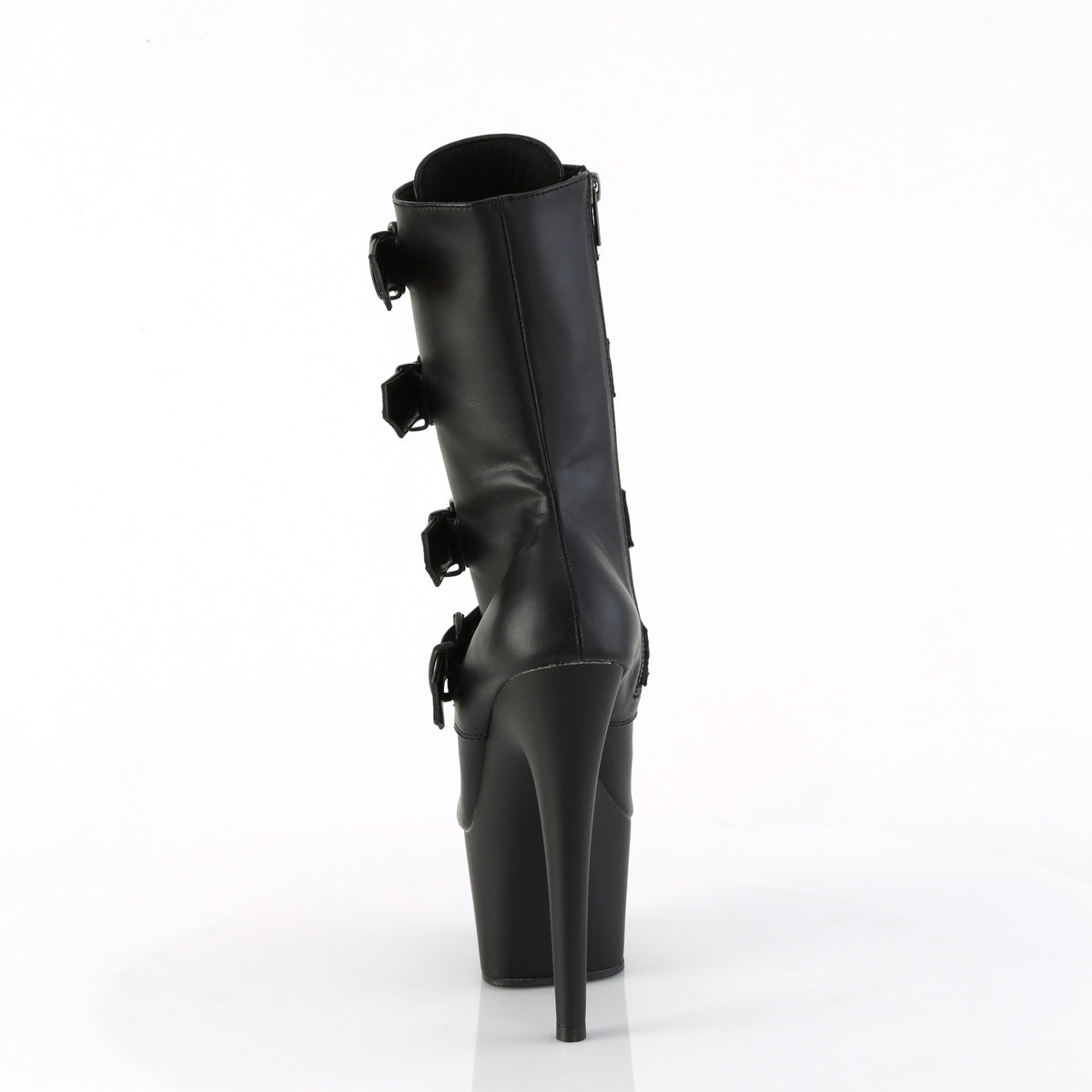 【PLEASER】ADORE-1046 シューズ Blk Faux Leather/Blk Matte【取寄】