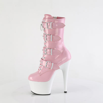 【PLEASER】ADORE-1046TT シューズ B. Pink Holo Pat/Wht【取寄】