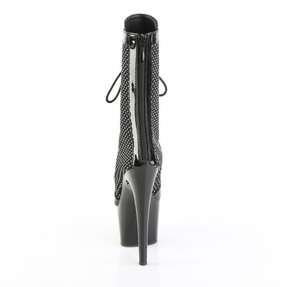 【PLEASER】ADORE-1048RSNT シューズ Blk Pat-Mesh-RS/Blk【取寄】