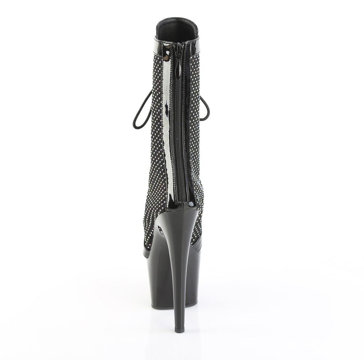 【PLEASER】ADORE-1048RSNT プラットフォームシューズ Blk Pat-Mesh-RS/Blk【取寄】