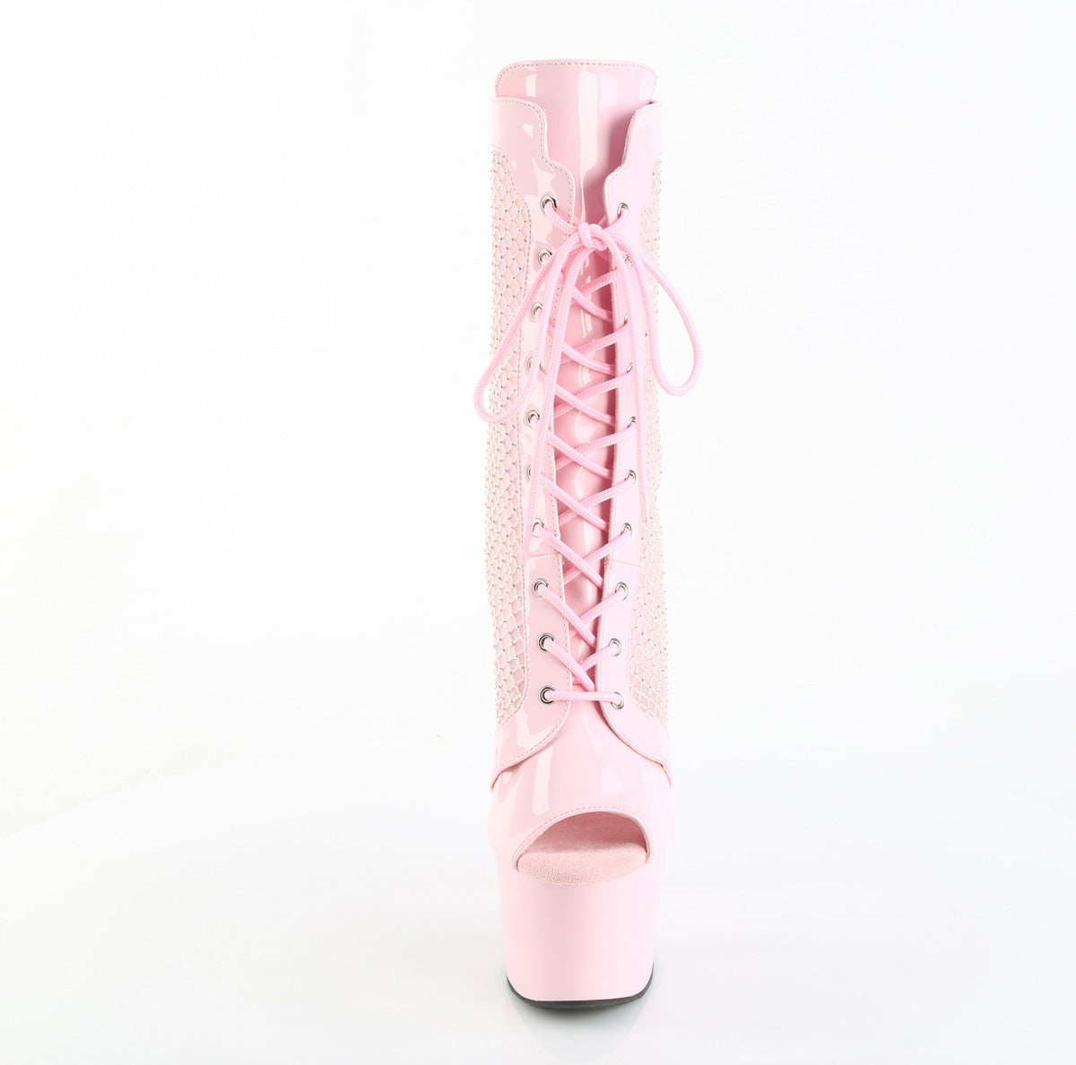 【PLEASER】ADORE-1048RSNT シューズ B. Pink Pat-Mesh-RS/B. Pink【取寄】