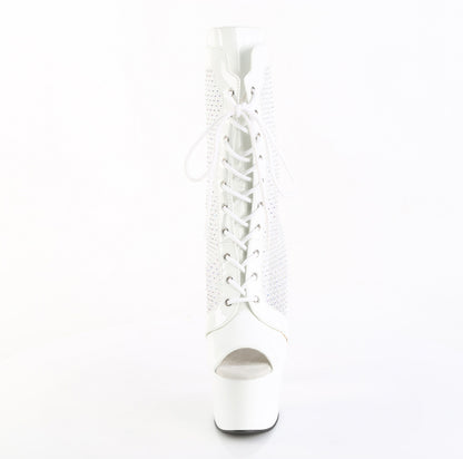 【PLEASER】ADORE-1048RSNT シューズ Wht Pat-Mesh-RS/Wht【取寄】