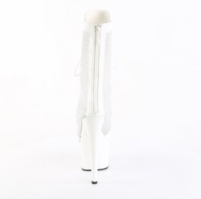 【PLEASER】ADORE-1048RSNT シューズ Wht Pat-Mesh-RS/Wht【取寄】
