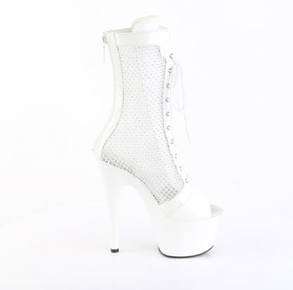 【PLEASER】ADORE-1048RSNT シューズ Wht Pat-Mesh-RS/Wht【取寄】
