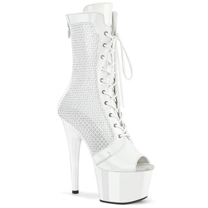 【PLEASER】ADORE-1048RSNT シューズ Wht Pat-Mesh-RS/Wht【取寄】