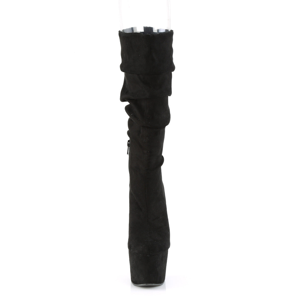 【PLEASER】ADORE-1061 シューズ Blk Faux Suede/Blk Faux Suede【取寄】