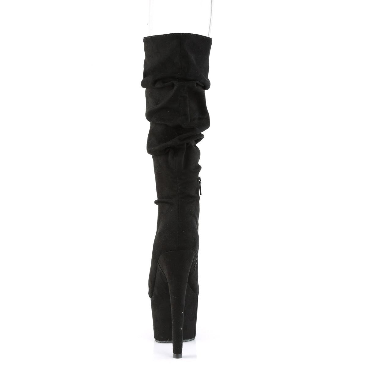 【PLEASER】ADORE-1061 シューズ Blk Faux Suede/Blk Faux Suede【取寄】