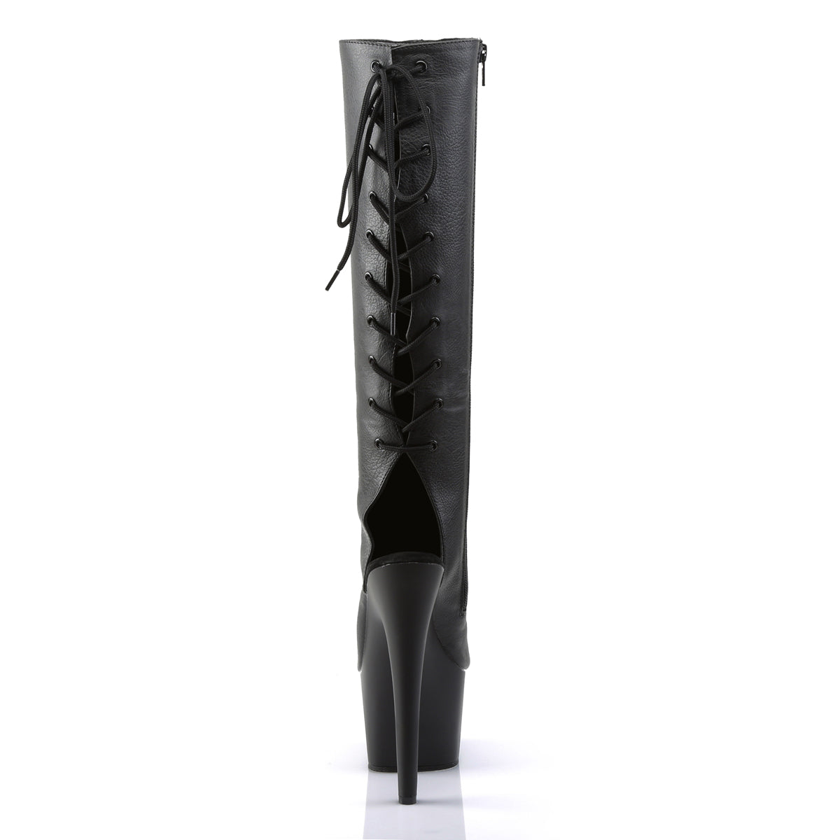 【PLEASER】ADORE-2018 シューズ Blk Faux Leather/Blk Matte【取寄】
