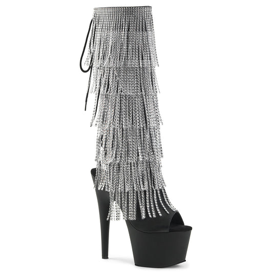 【PLEASER】ADORE-2024RSF プラットフォームシューズ Blk Str Faux Leather/Blk Matte【取寄】