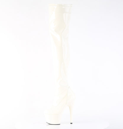 【PLEASER】ADORE-3000 シューズ Off-Wht Pat/Off-Wht【取寄】