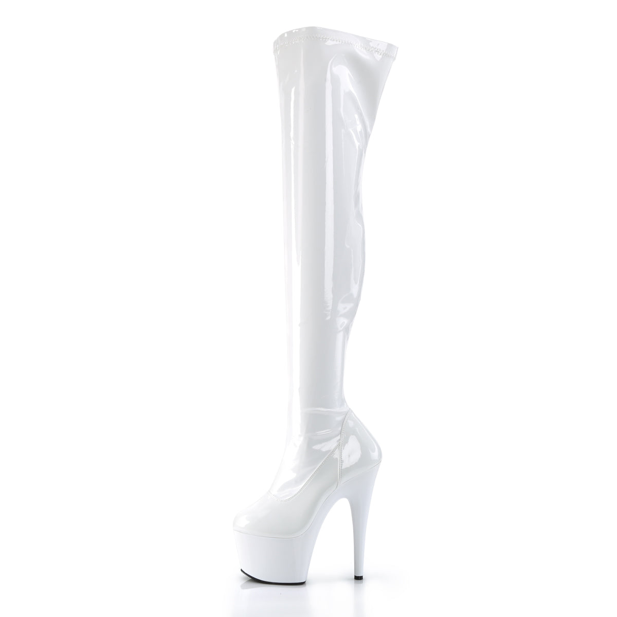 【PLEASER】ADORE-3000 シューズ Wht Str Pat/Wht【取寄】