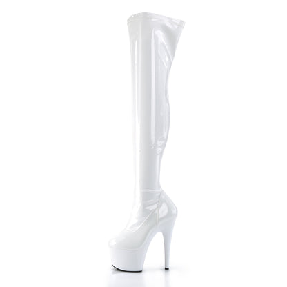 【PLEASER】ADORE-3000 シューズ Wht Str Pat/Wht【取寄】
