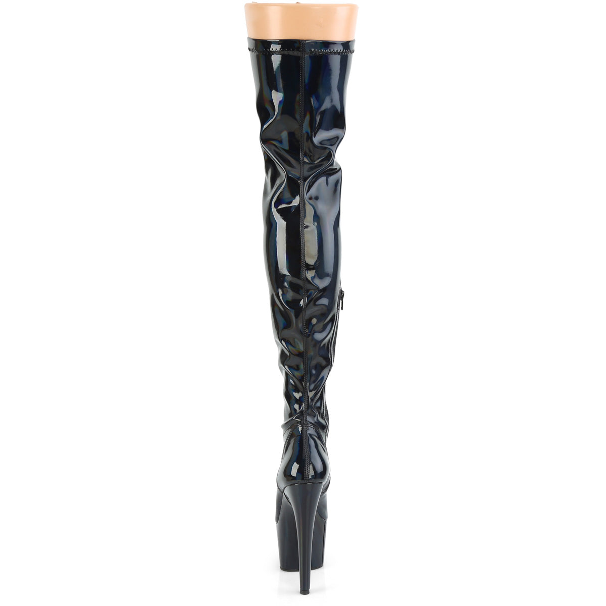 【PLEASER】ADORE-3000HWR プラットフォームシューズ Blk Str. Holo/Blk Holo【取寄】