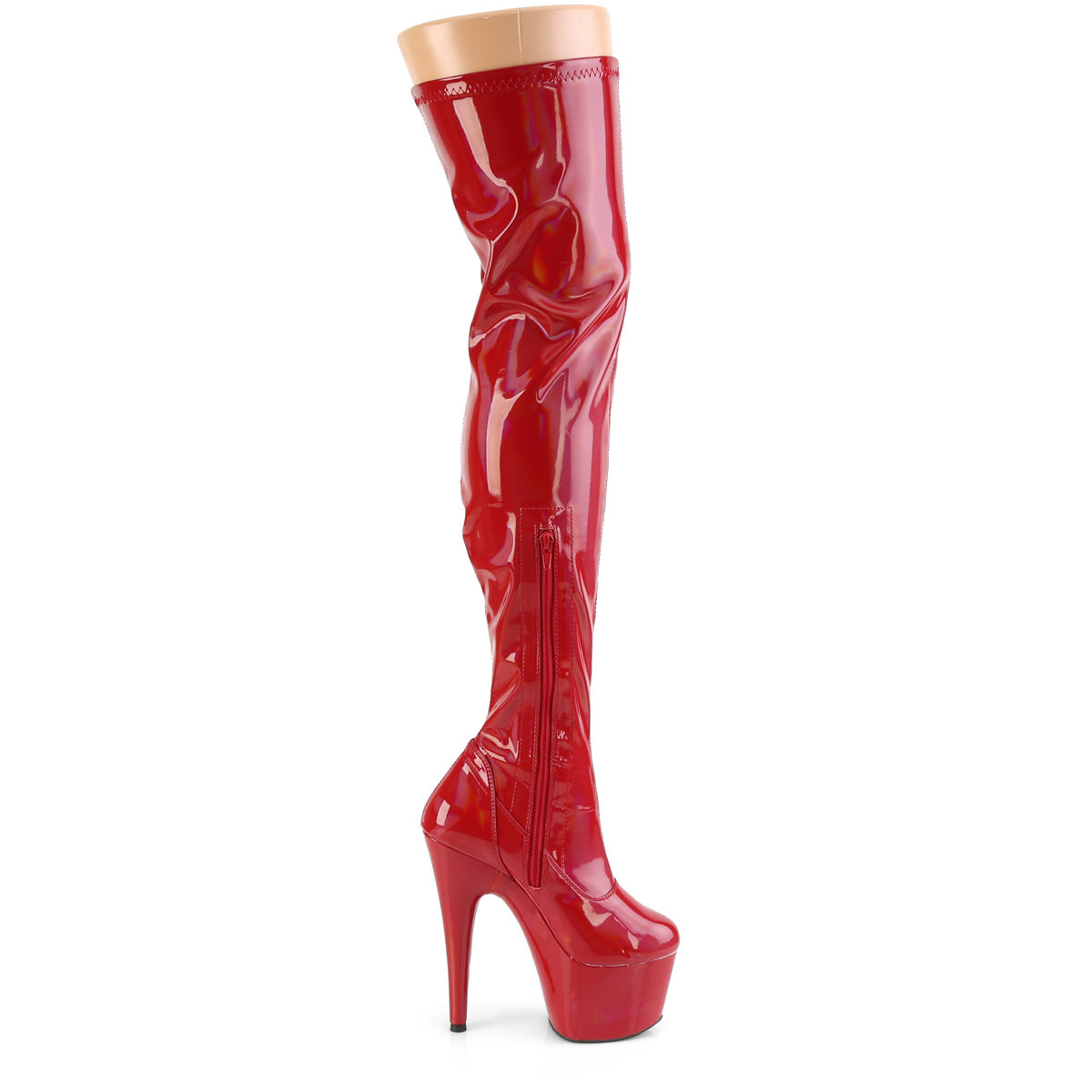 【PLEASER】ADORE-3000HWR シューズ Red Str. Holo/Red Holo【取寄】