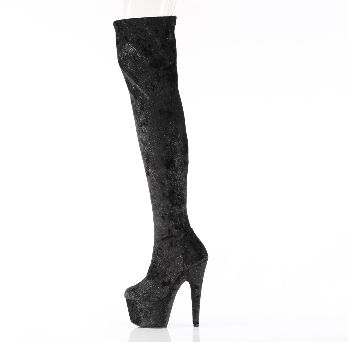 【PLEASER】ADORE-3000WR シューズ Blk Shimmering Fabric/Blk【取寄】