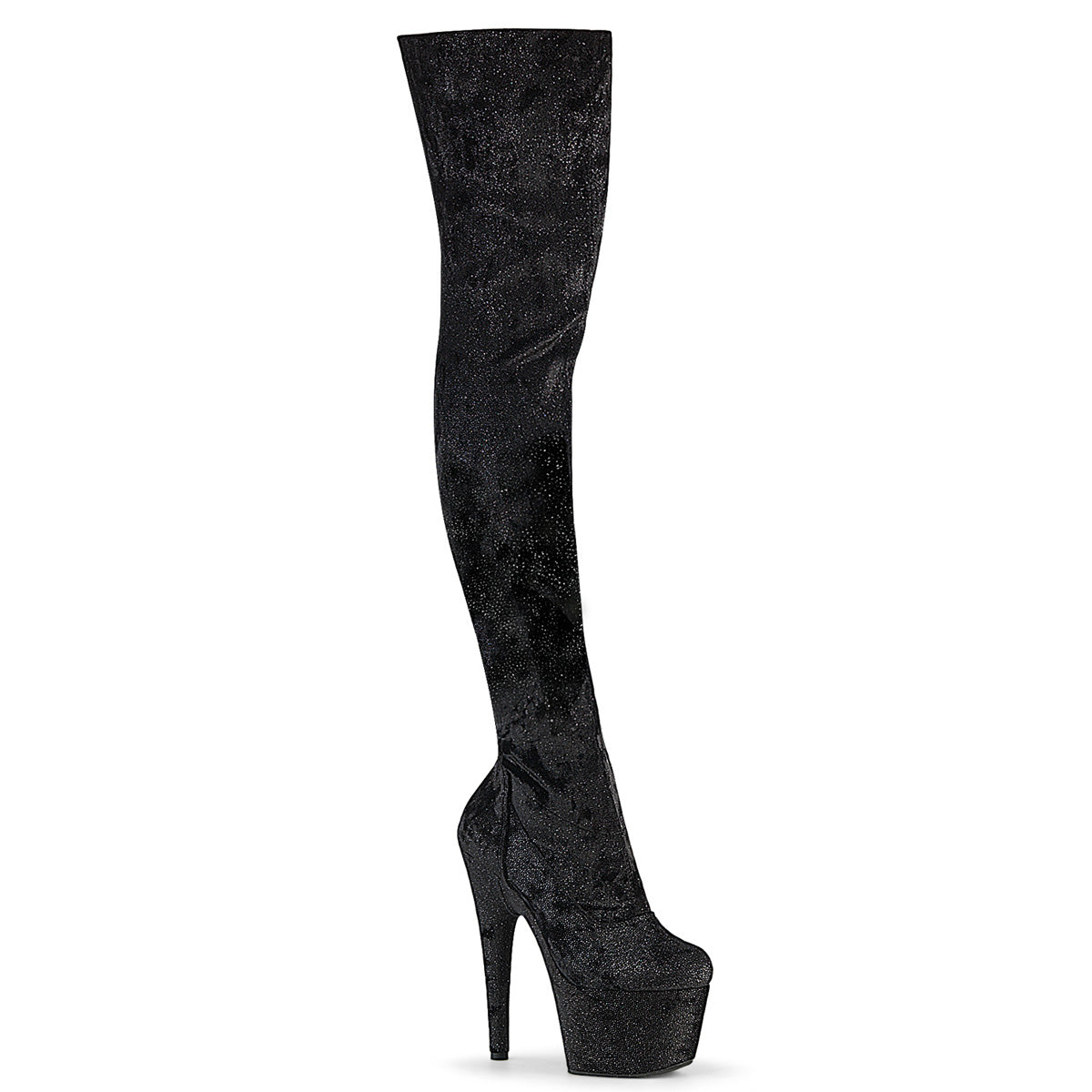 【PLEASER】ADORE-3000WR シューズ Blk Shimmering Fabric/Blk【取寄】