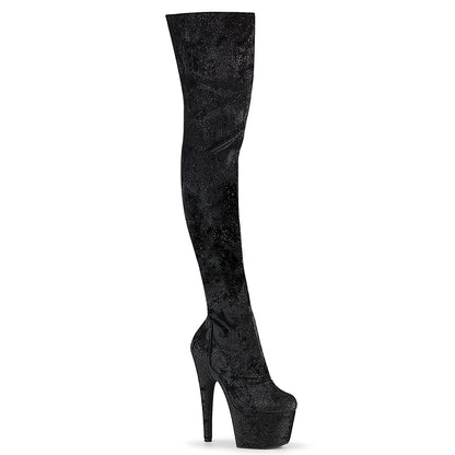 【PLEASER】ADORE-3000WR シューズ Blk Shimmering Fabric/Blk【取寄】