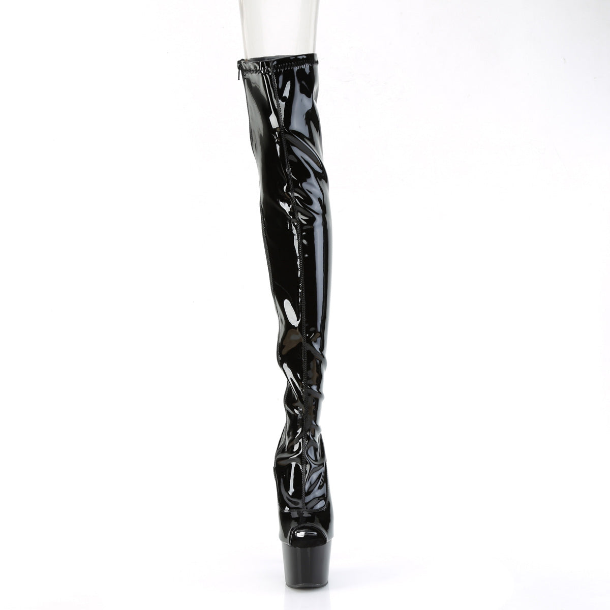 【PLEASER】ADORE-3011 シューズ Blk Str. Pat/Blk【取寄】