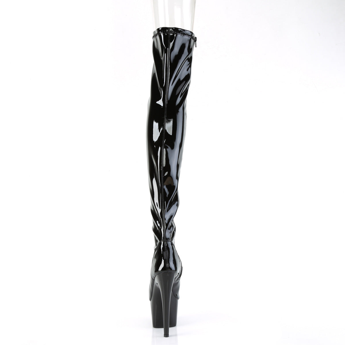 【PLEASER】ADORE-3011 シューズ Blk Str. Pat/Blk【取寄】
