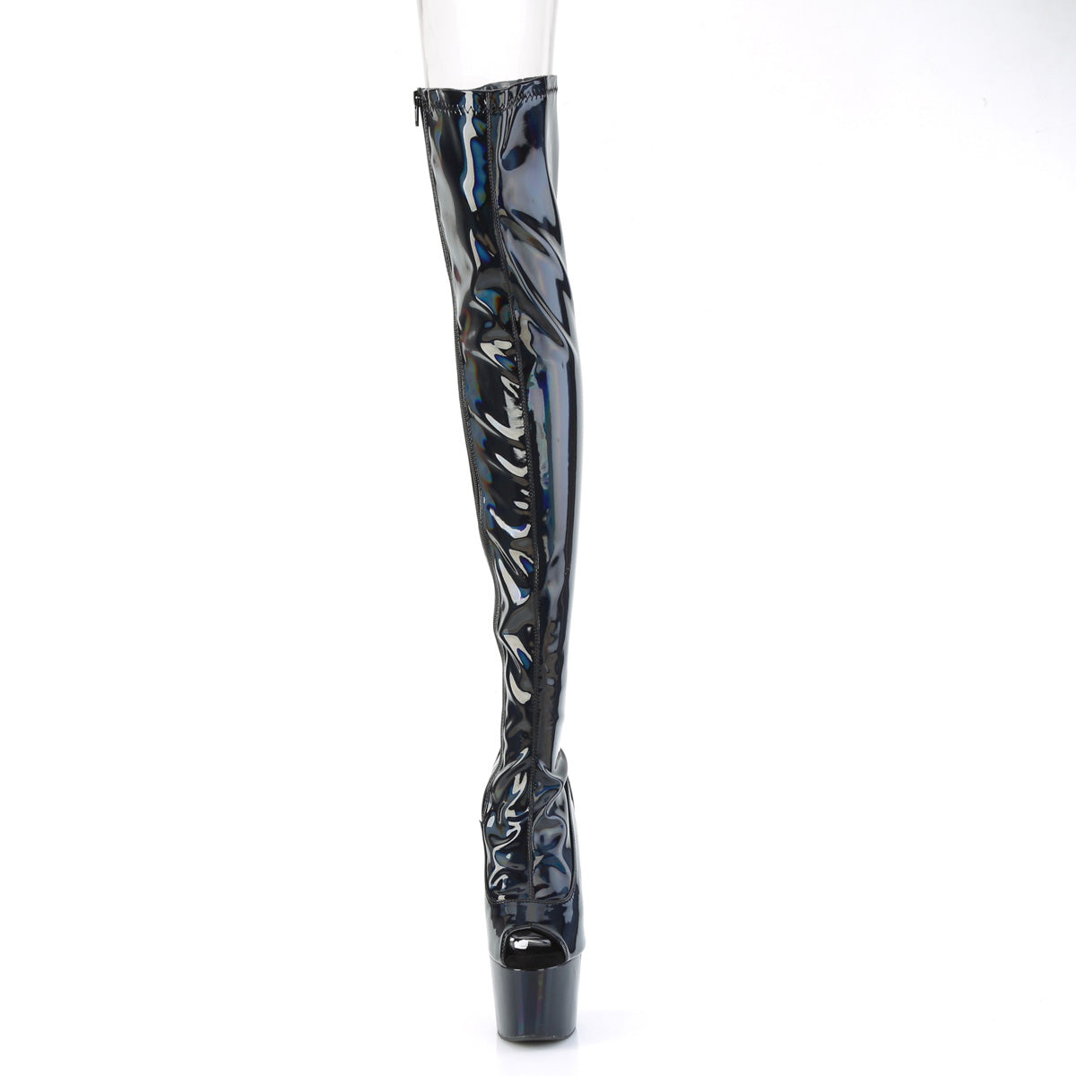 【PLEASER】ADORE-3011HWR シューズ Blk Str. Holo/Blk Holo【取寄】