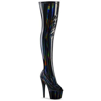 【PLEASER】ADORE-3011HWR シューズ Blk Str. Holo/Blk Holo【取寄】