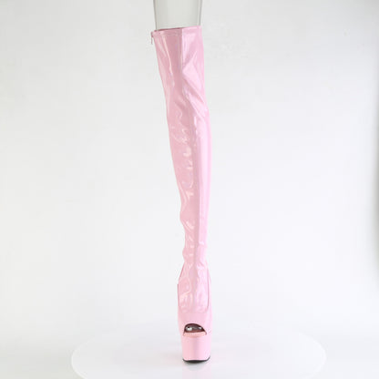 【PLEASER】ADORE-3011HWR プラットフォームシューズ B. Pink Str. Holo/B. Pink【取寄】