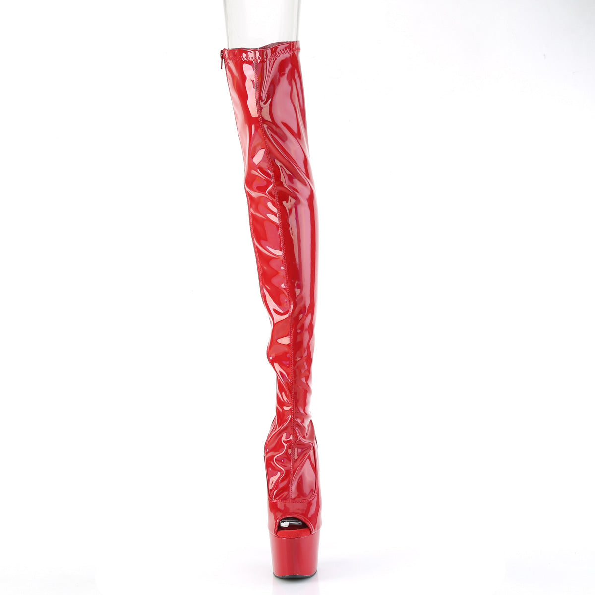【PLEASER】ADORE-3011HWR シューズ Red Str. Holo/Red Holo【取寄】