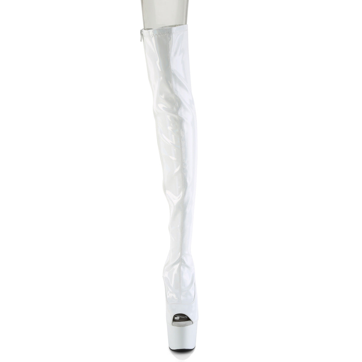 【PLEASER】ADORE-3011HWR シューズ Wht Str. Holo/Wht Holo【取寄】