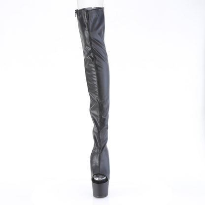 【PLEASER】ADORE-3017 シューズ Blk Str. Faux Leather【取寄】