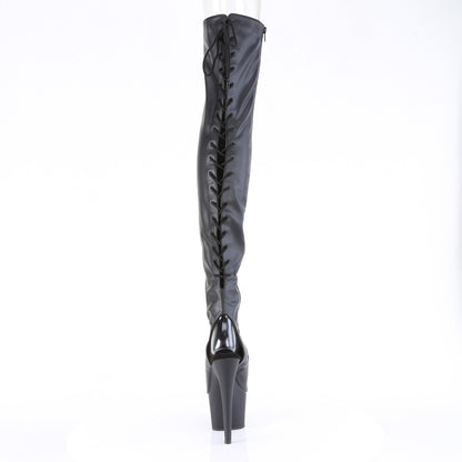 【PLEASER】ADORE-3017 シューズ Blk Str. Faux Leather【取寄】