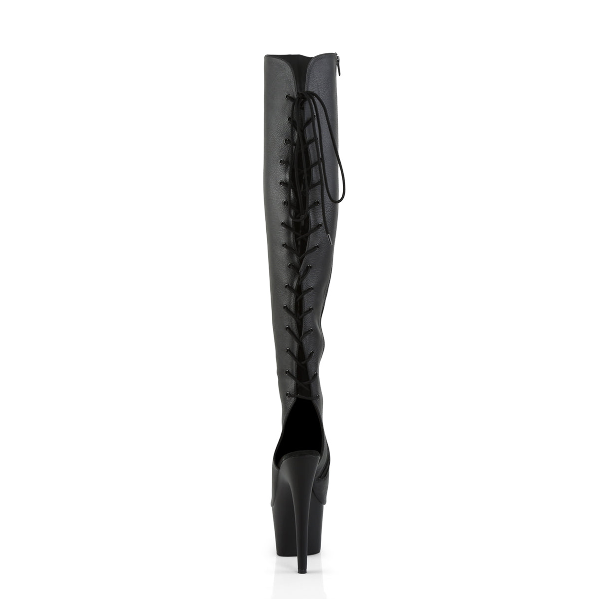 【PLEASER】ADORE-3019 シューズ Blk Faux Leather/Blk Matte【取寄】