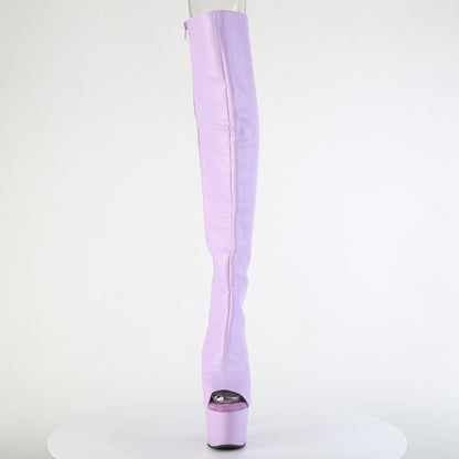 【PLEASER】ADORE-3019 シューズ Lavender Faux Leather/Lavender Matte【取寄】