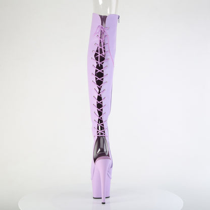 【PLEASER】ADORE-3019 シューズ Lavender Faux Leather/Lavender Matte【取寄】