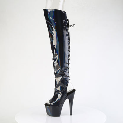 【PLEASER】ADORE-3019HWR シューズ Blk Str. Holo/Blk Holo【取寄】