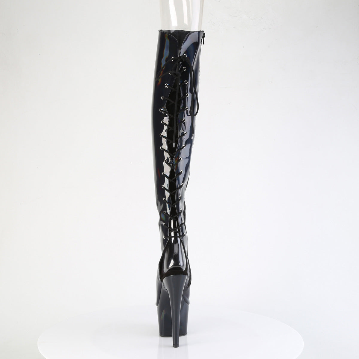 【PLEASER】ADORE-3019HWR シューズ Blk Str. Holo/Blk Holo【取寄】