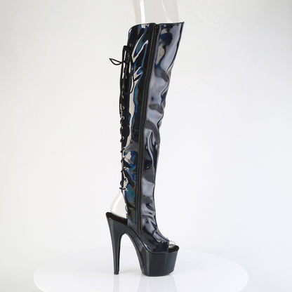 【PLEASER】ADORE-3019HWR シューズ Blk Str. Holo/Blk Holo【取寄】