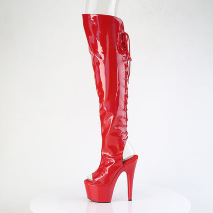 【PLEASER】ADORE-3019HWR シューズ Red Str. Holo/Red Holo【取寄】