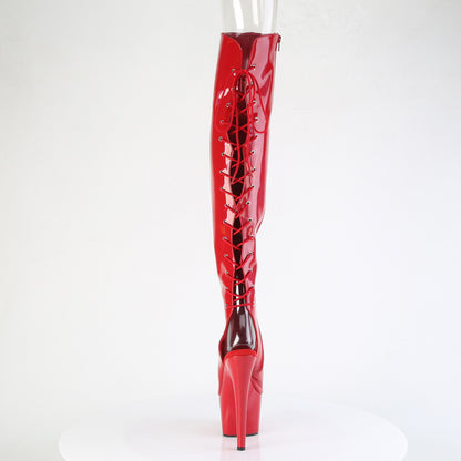 【PLEASER】ADORE-3019HWR シューズ Red Str. Holo/Red Holo【取寄】