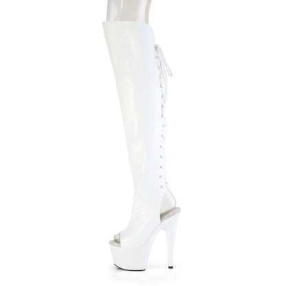 【PLEASER】ADORE-3019HWR シューズ Wht Str. Holo/Wht Holo【取寄】