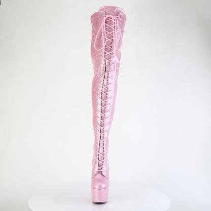 【PLEASER】ADORE-3020GP シューズ B. Pink Glitter Pat/M【取寄】