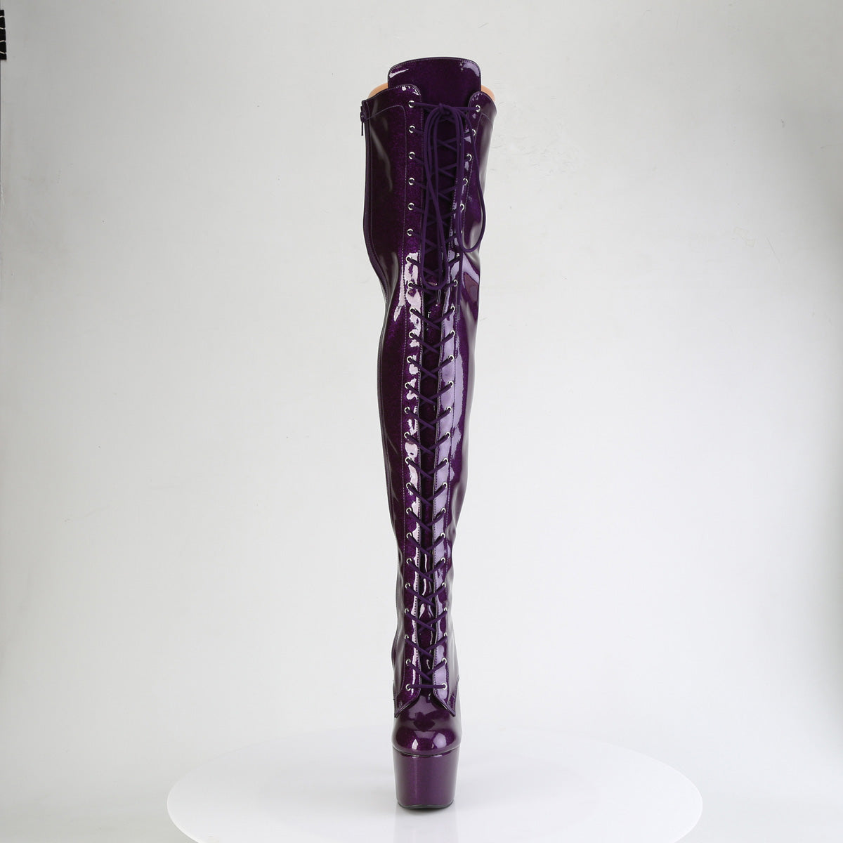 【PLEASER】ADORE-3020GP シューズ Purple Glitter Pat/M【取寄】
