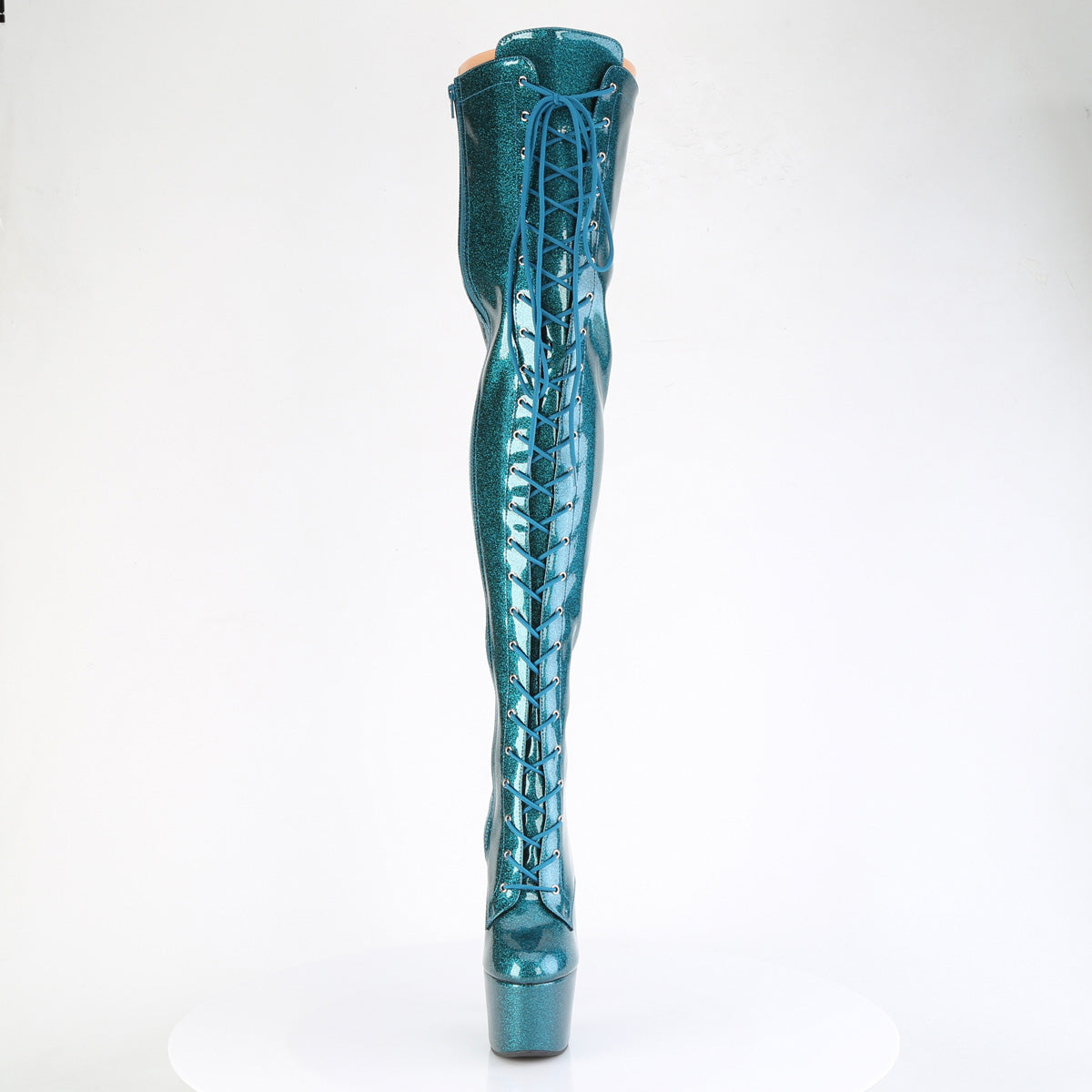 【PLEASER】ADORE-3020GP シューズ Teal Glitter Pat/M【取寄】