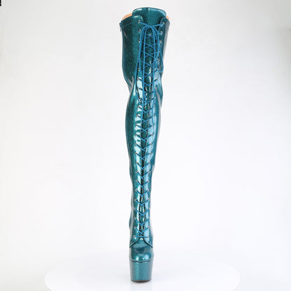 【PLEASER】ADORE-3020GP シューズ Teal Glitter Pat/M【取寄】