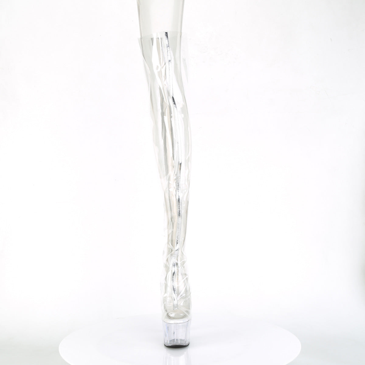 【PLEASER】ADORE-3021 シューズ Clr TPU-Slv Metallic/Clr【取寄】