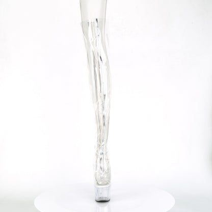 【PLEASER】ADORE-3021 シューズ Clr TPU-Slv Metallic/Clr【取寄】