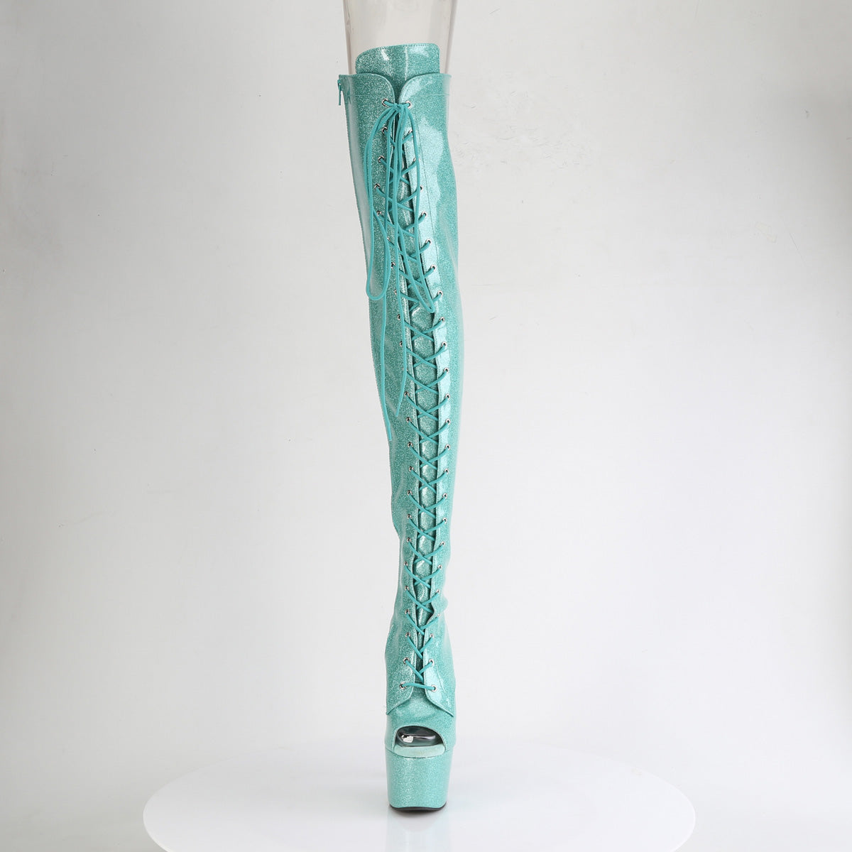 【PLEASER】ADORE-3021GP シューズ Aqua Glitter Pat/M【取寄】