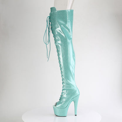 【PLEASER】ADORE-3021GP シューズ Aqua Glitter Pat/M【取寄】