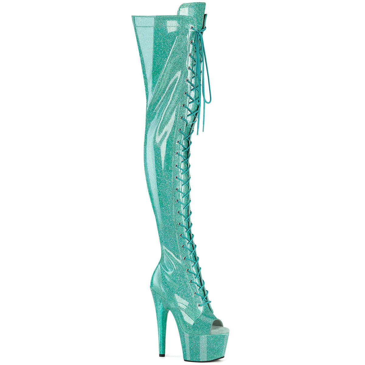 【PLEASER】ADORE-3021GP シューズ Aqua Glitter Pat/M【取寄】